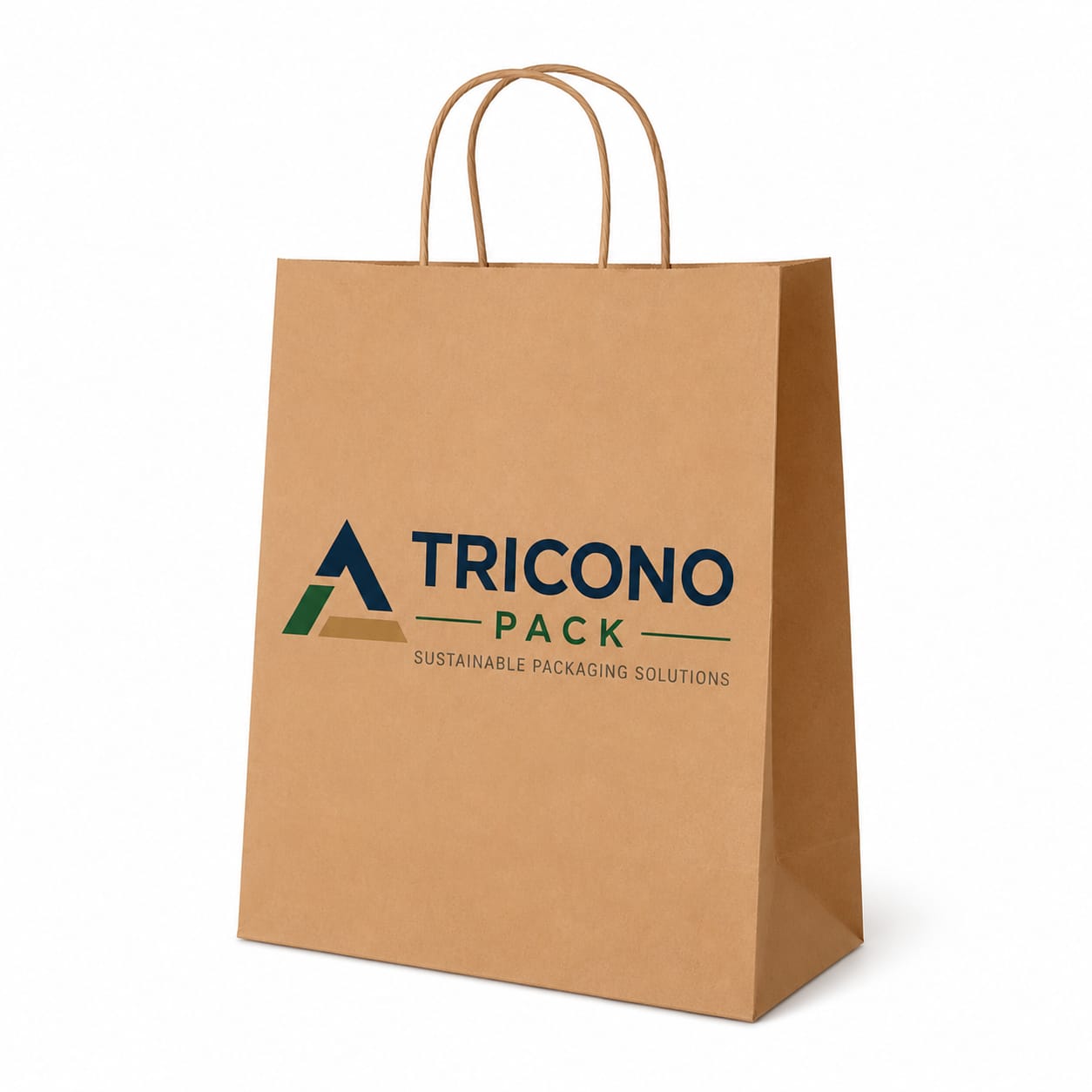 Square Bottom Bags With Twisted Handles